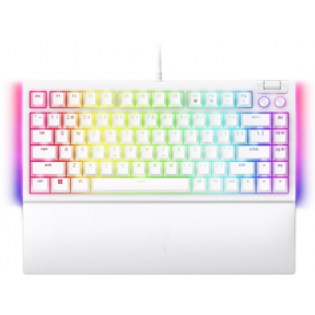 Tastatura Razer BlackWidow V4 75%, RGB LED, USB-A, White