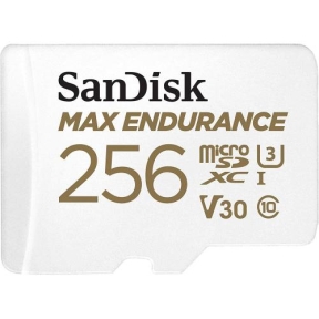 Memory Card microSDXC SanDisk by WD Max Endurance 256GB, Class 10, UHS-I U3, V30 + Adaptor SD