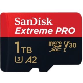 Memory Card microSDXC SanDisk by WD Extreme Pro 1TB, UHS-I U3, V30, A2