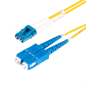 Patch Cord Startech SMLCSC-OS2-30M, Single Mode, LC Duplex - SC Duplex, 30m, Yellow