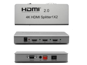 Spliter HDMI 2.0 4K 1 intrare 2 iesiri AVS-52-2-BX