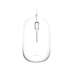 Mouse Optic Serioux 800WHT, USB, White