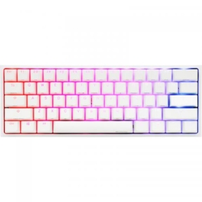 Tastatura Ducky One 2 Mini Cherry MX Speed Silver Mecanica, RGB LED, USB, Pure White