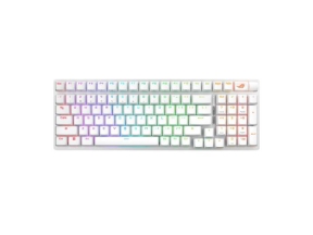 Tastatura ASUS ROG Strix Scope II 96 NX Snow Switch, RGB LED, USB/USB Wireless/Bluetooth, White