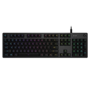 Tastatura Logitech G512 Carbon GX Brown Tactile Switch, RGB LED, USB, Layout Franta, Black