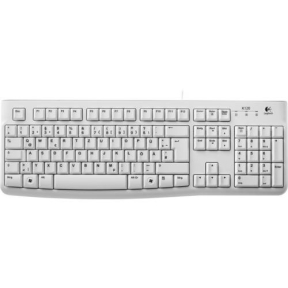 Tastatura Logitech K120, USB, Layout Germana, White