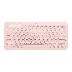 Tastatura Wireless Logitech K380, Bluetooth, Layout UK, Rose