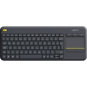 Tastatura Wireless Logitech Touch K400 Plus, USB, Layout Elvetia, Black