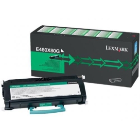 Toner Lexmark Black E460X80G