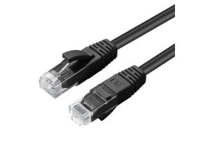 U/UTP CAT6 0.20M Black LSZH