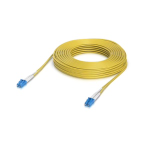 Patch Cord FO Ubiquiti UACC-OFC-S2-LULU-30M, Duplex LC - Duplex LC, 30m, Yellow