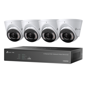 Kit Camere de supraveghere NVR TP-Link NVR1004H-4P + 4 x Camera supraveghere VIGI C445