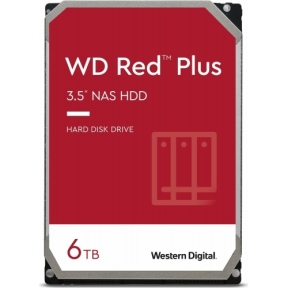 6TB RED PLUS 256MB CMR 3.5IN/3.5IN SATA 6GB/S 7200RPM