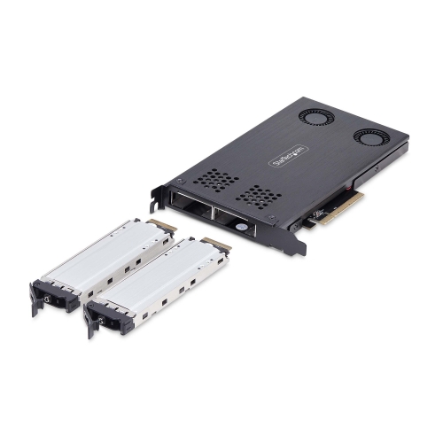 Adaptor PCI-Express Startech 2M2-REMOVABLE-PCIE, 2 x M.2 NVMe