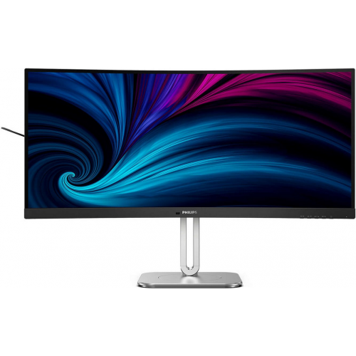 Monitor LED Curbat Philips 5000 Series 34B2U5600C, 24inch, 3440x1440, 4ms GTG, Black-Silver