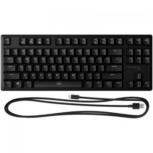 Tastatura HP HyperX Alloy Origins Core Red Switch, RGB LED, USB, Black