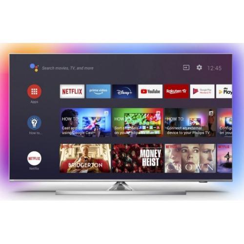 Televizor LED Philips Smart Android 50PUS8536/12 Seria PUS8536/12, 50nch, Ultra HD 4K, Silver