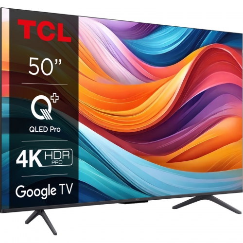 Televizor QLED TCL Smart 50T7B Seria T7B, 50inch, Ultra HD 4K, Black