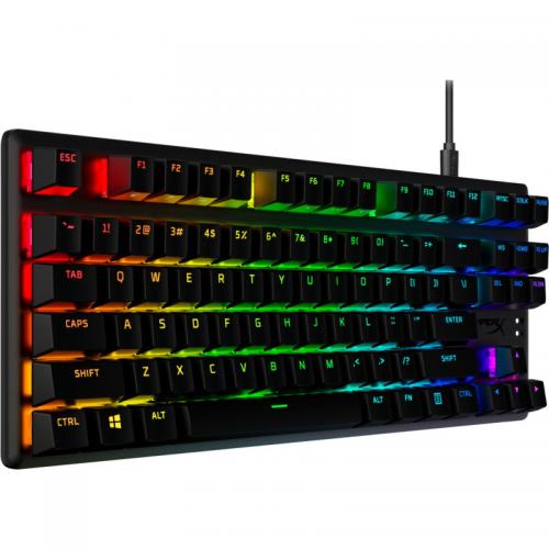 Tastatura HP HyperX Alloy Origins Core TKL PBT Blue Switch, RGB LED, USB, Black