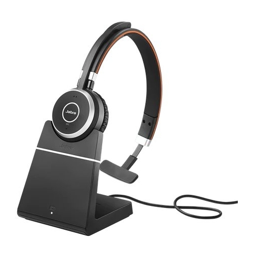 Casti cu microfon Jabra Evolve 65 Mono Microsoft, Bluetooth/USB-A, Black