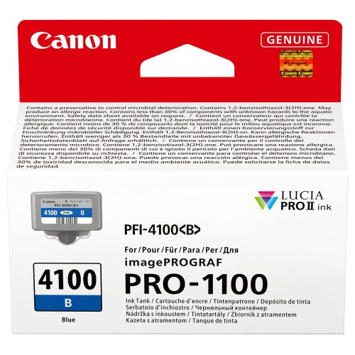 Cartus Cerneala Canon PFI-4100B Blue 6786C001