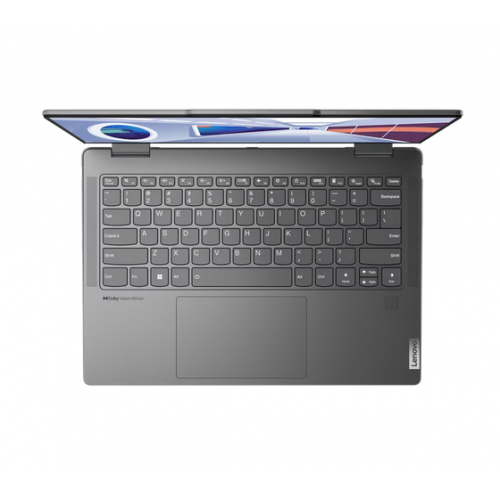 Laptop 2-in-1 Lenovo Yoga 7 14ARP8, AMD Ryzen 7 7735U, 14inch Touch, RAM 16GB, SSD 1TB, AMD Radeon 680M Graphics, Windows 11, Storm Grey