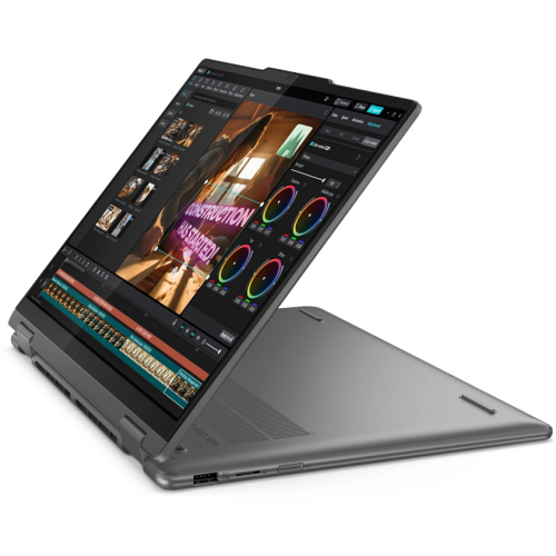 Laptop 2-in-1 Lenovo Yoga 7 14IML9, Intel Core Ultra 7 155H, 14inch Touch, RAM 16GB, SSD 512GB, Intel Arc Graphics, Windows 11, Storm Grey