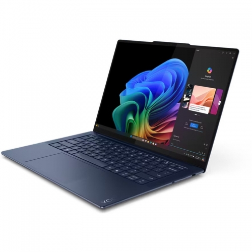 Laptop Lenovo Yoga Slim 7 14Q8X9, Qualcomm Snapdragon X Elite X1E-78-100, 14.5 inch Touch, RAM 32GB, SSD 1TB, Qualcomm Adreno, Windows 11 Pro, Cosmic Blue