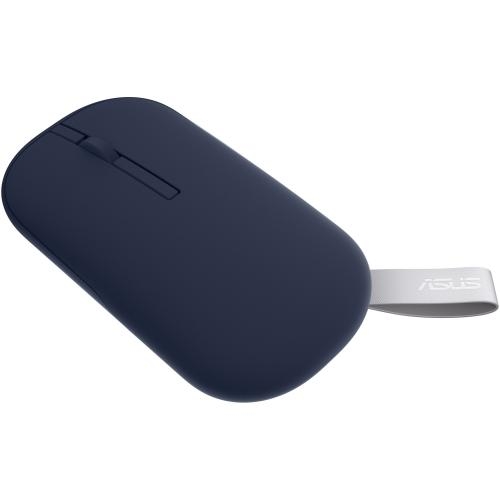 Mouse Optic ASUS Marshmallow MD100, USB Wireless/Bluetooth, Quiet Blue-Solar Blue