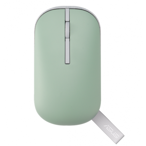 Mouse Optic ASUS Marshmallow MD100, USB Wireless/Bluetooth, Oat Milk-Green Tea Latte