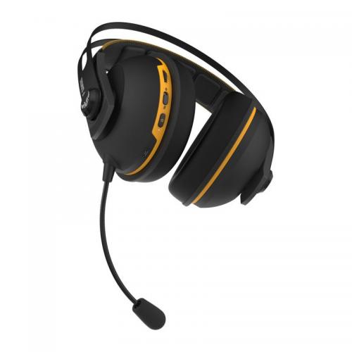 Casti cu microfon ASUS Gaming H7, USB Wireless, Black-Yellow