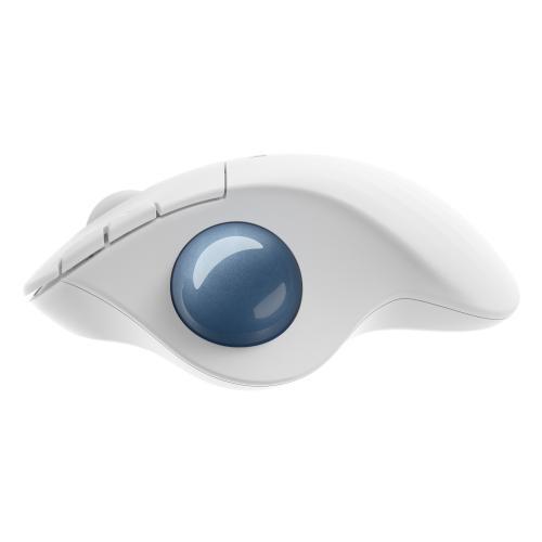 Mouse Optic Logitech ERGO M575 Trackball, USB Wireless/Bluetooth, Off-white