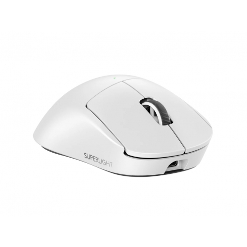 Mouse Optic Logitech PRO X SUPERLIGHT 2 DEX, USB Wireless/USB-A, White