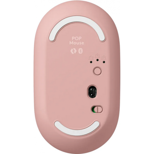 Mouse Optic Logitech POP, USB Wireless/Bluetooth, Rose