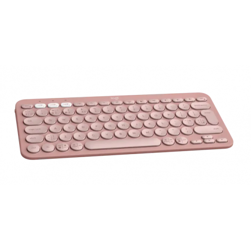 Tastatura Logitech Pebble Keys 2 K380s, Bluetooth, Layout US, Rose