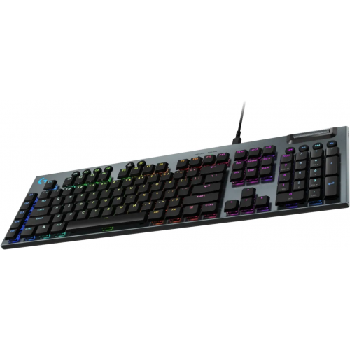 Tastatura Logitech G915 X GL TACTILE, USB, Layout US, Black-Grey