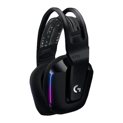 Casti cu microfon Logitech G733 Lightspeed RGB, USB Wireless, Black