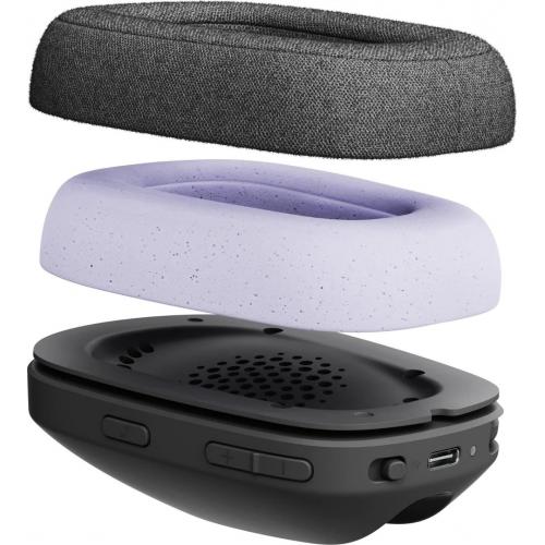 Casti cu microfon Logitech Zone Vibe 100, Bluetooth, Graphite