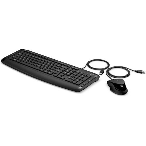 Kit HP Pavilion 200 - Tastatura, USB, Black  + Mouse Optic, USB, Black