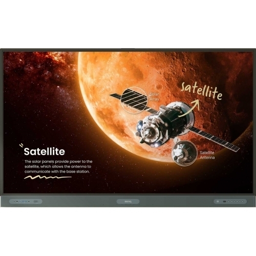 Display interactiv Benq Seria RP04 RP6504, 65inch, 3840x2160pixeli, Black