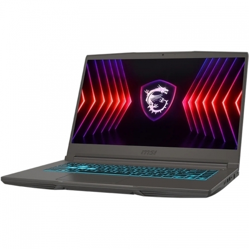 Laptop MSI Gaming Thin 15 B12UCX, Intel Core i5-12450H, 15.6inch, RAM 16GB, SSD 512GB, nVidia GeForce RTX 2050 4GB, Free DOS, Cosmos Gray