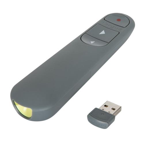 Presenter Targus Control Plus EcoSmart, Bluetooth/USB Wireless, Gray