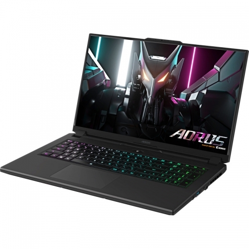 Laptop Gigabyte Aorus 7 9KF, Intel Core i5-12500H, 17.3inch, RAM 16GB, SSD 512GB, nVidia GeForce RTX 4060 8GB, Free DOS, Black