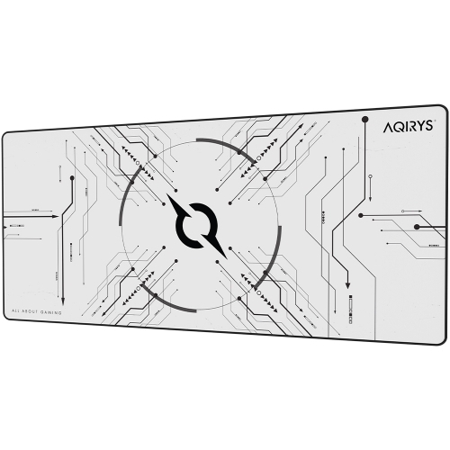 Mousepad AQIRYS Gruis Extra Large, White-Black