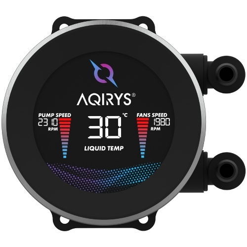 Cooler procesor AQIRYS Hydra 360 AiO Black, 3x 120mm