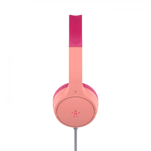 Casti cu microfon Belkin SoundForm Mini, 3.5mm jack, Pink