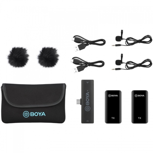 Microfon Boya Lavaliera BY-XM6-S6, Black