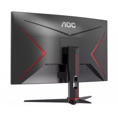 Monitor LED Curbat AOC C27G2E/BK, 27inch, 1920x1080, 4ms GTG, Black-Red