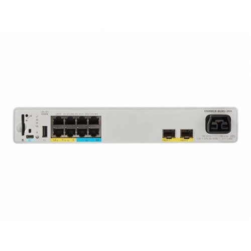 Switch Cisco Catalyst C9200CX-8UXG-2XH-E, 8 porturi, UPoE