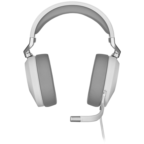 Casti cu microfon Corsair HS65 Surround, 3.5mm jack/USB-A, White